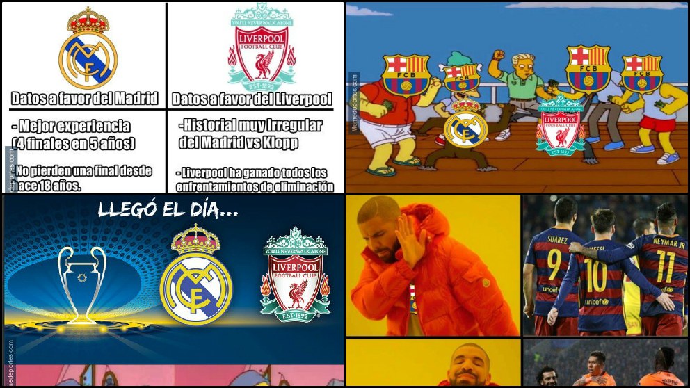 Los mejores memes de la final de la Champions League 2018.