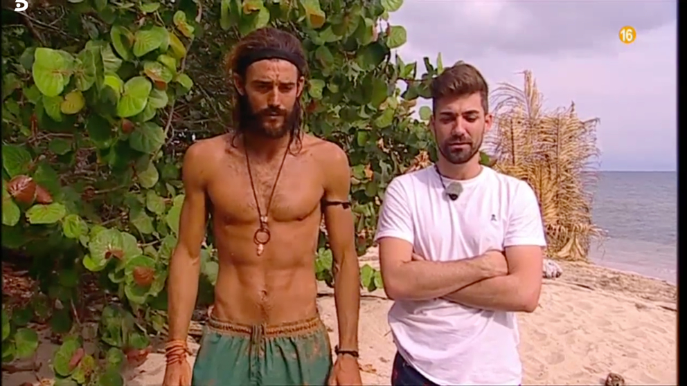 El tenso encuentro entre Albalá y Logan protagonizó el pasado jueves ‘Supervivientes’