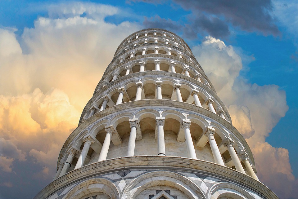 La Torre de Pisa, un símbolo de Italia.