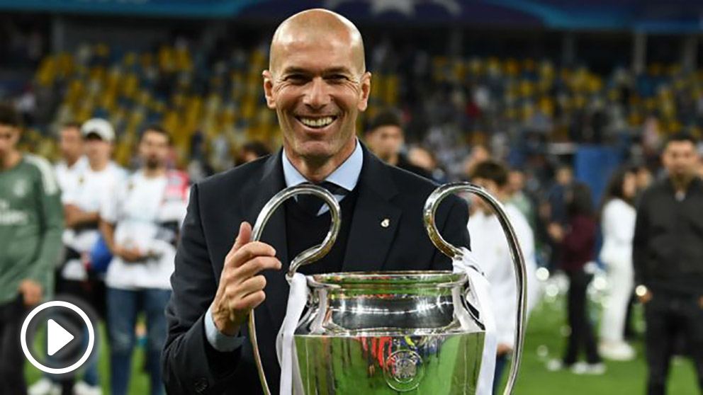 Zidane con la Champions. (AFP)
