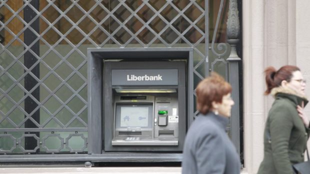 Sucursal del banco Liberbank.