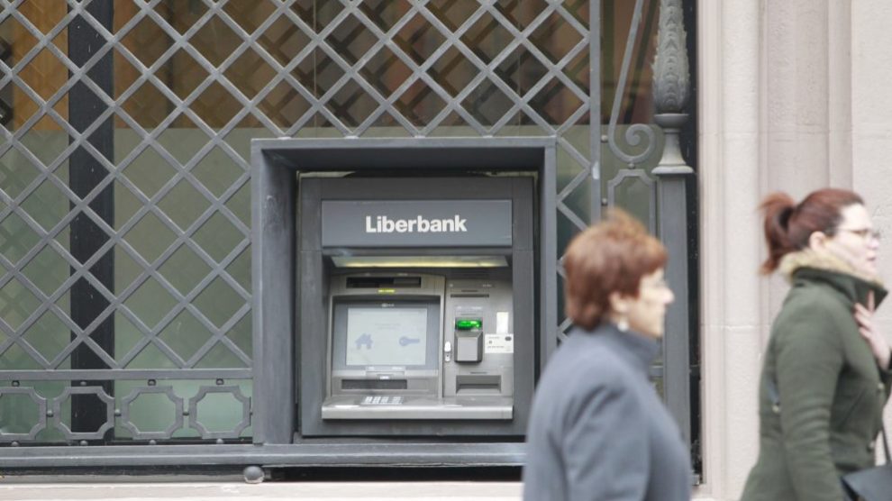 Sucursal del banco Liberbank.