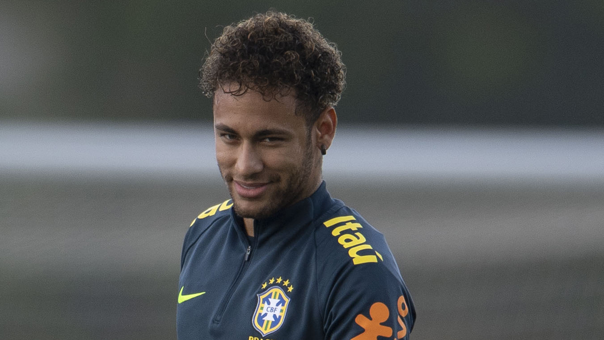 Neymar ya está concentrado con la selección brasileña (AFP).