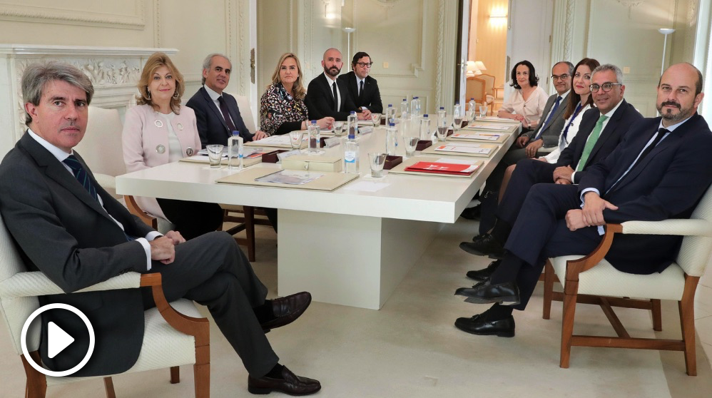 Ángel Garrido presidiendo el Consejo de Gobierno. (Foto. CM)