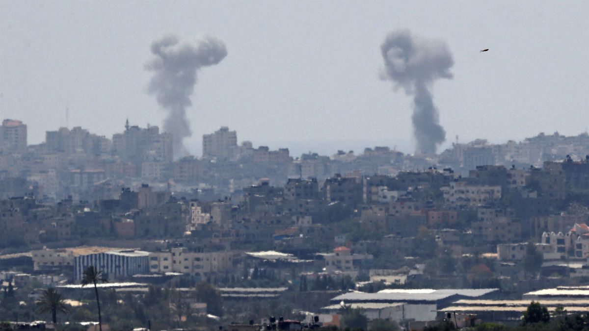 Bombardeos de Israel en Gaza (AFP).