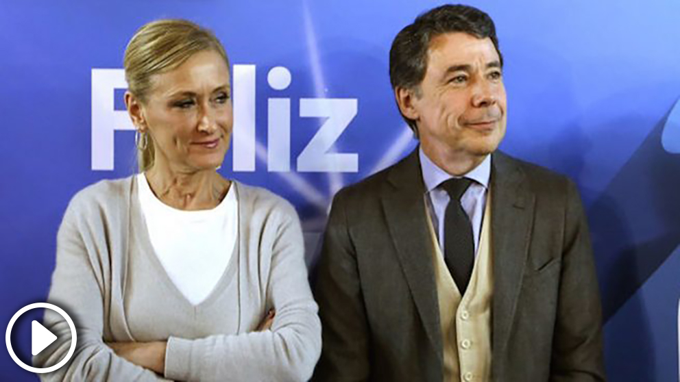 Los expresidentes de la Comunidad de Madrid, Cristina Cifuentes e Ignacio González.