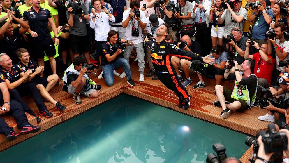 El equipo Red Bull ha cumplido 250 carreras en Fórmula 1, tiempo suficiente para haber ganado cuatro mundiales de pilotos y otros tantos de constructores. (Getty)