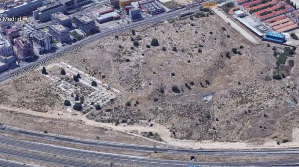 Ubicación del futuro Bosque Urbano de Las Tablas.