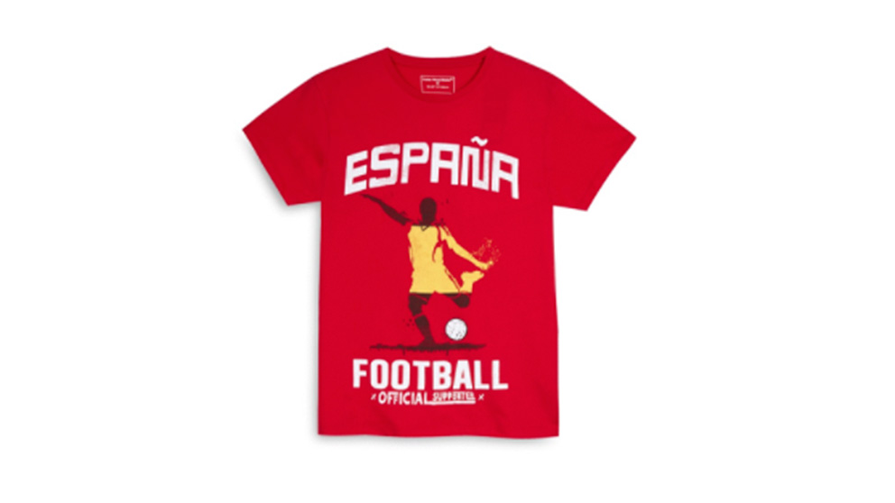 Camisetas de España de Primark (Foto: Primark Web)