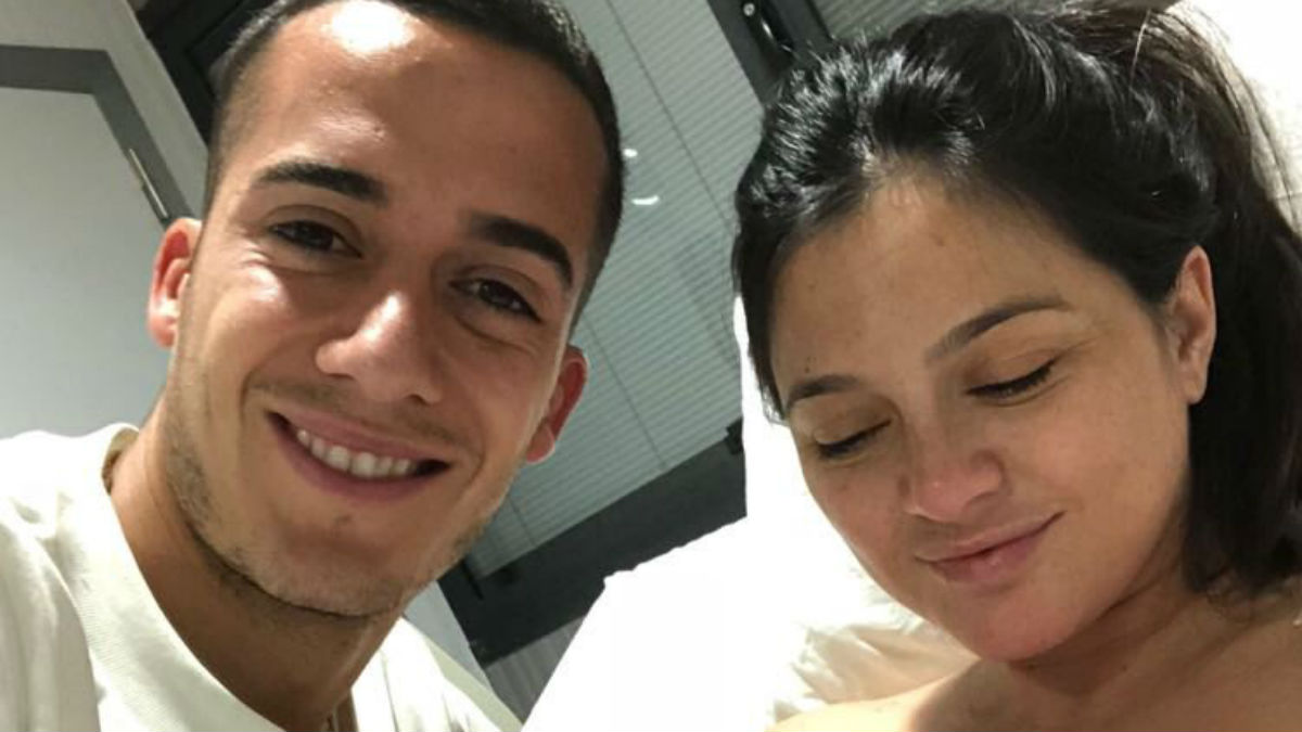 Lucas Vázquez presenta a su primer hijo, Lucas