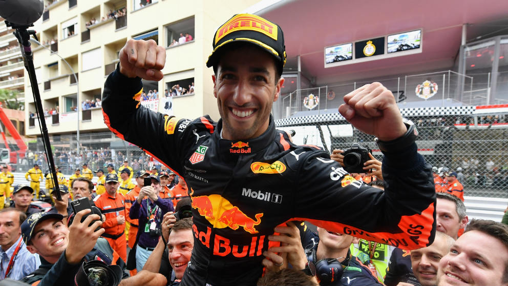 El buen hacer de Daniel Ricciardo durante las seis primeras carreras del mundial ha hecho que muchos empiecen a verle como un serio candidato al triunfo final. (Getty)
