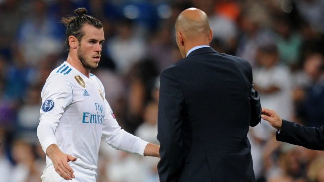 Bale y Zidane, en un partido de esta temporada.