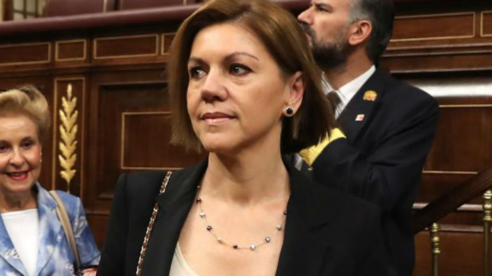 Maria Dolores de Cospedal en el Congreso de los Diputados. Foto: EFE