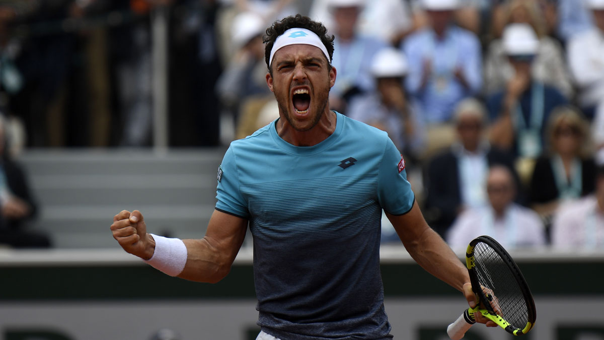 Marco Cecchinato es la revelación de Roland Garros. (AFP)