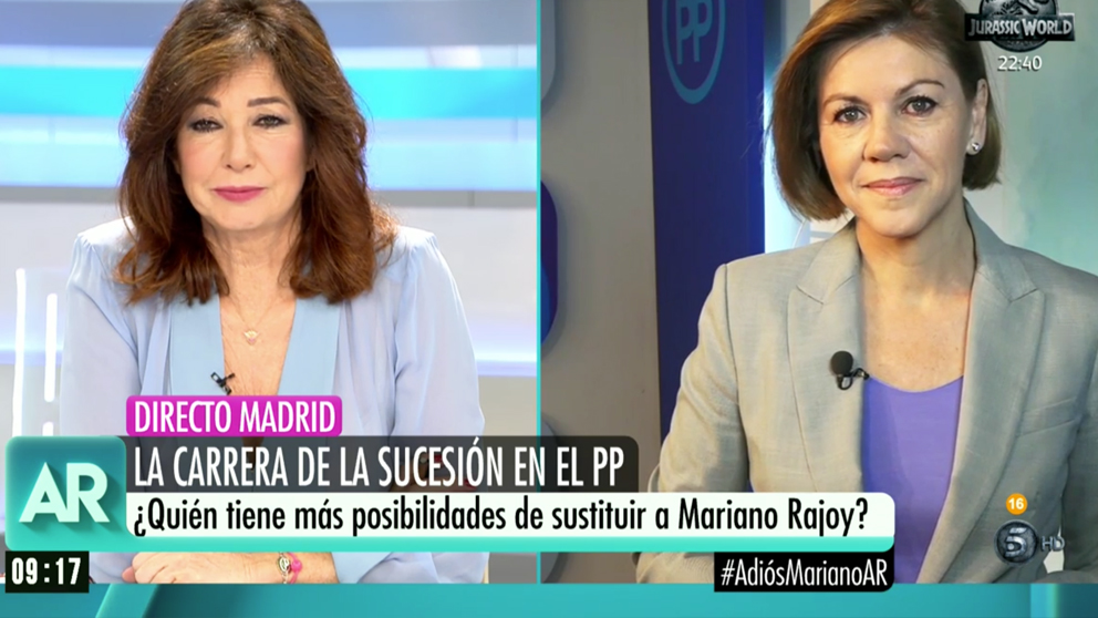 María Dolores de Cospedal en ‘El programa de Ana Rosa’.
