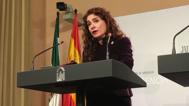 María Jesús Montero, em su etapa en la Junta de Andalucía. / @AndaluciaJunta