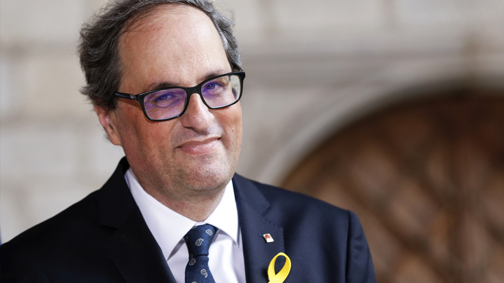Quim Torra, presidente de la Generalitat de Cataluña. (Foto: EFE)