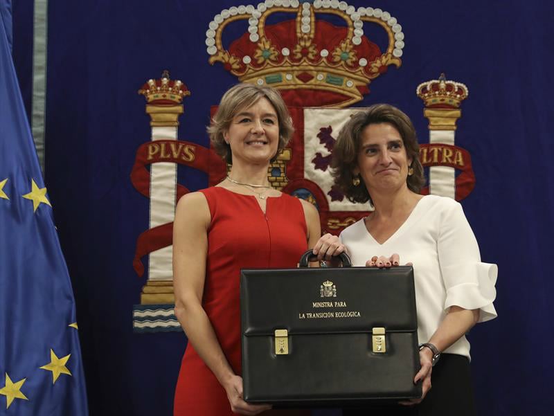 Isabel García Tejerina y Teresa Ribera