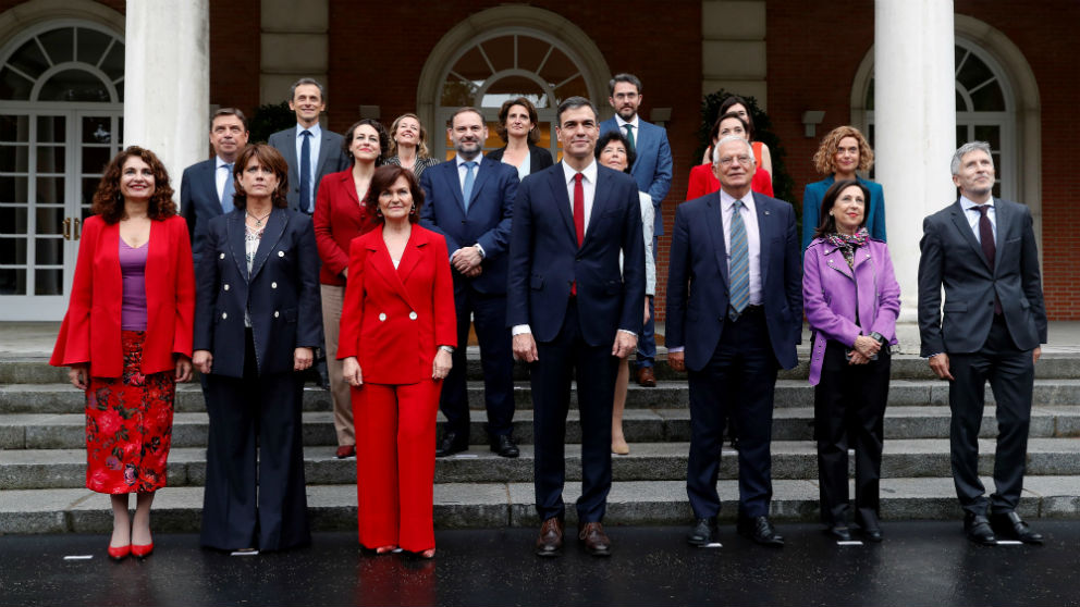 El Gobierno de Pedro Sánchez en La Moncloa