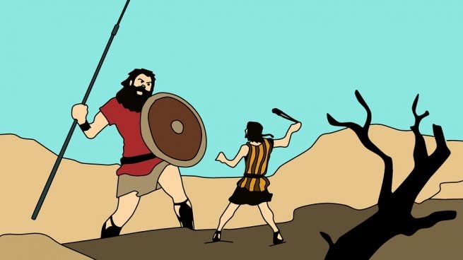 David y Goliat, una lucha histórica