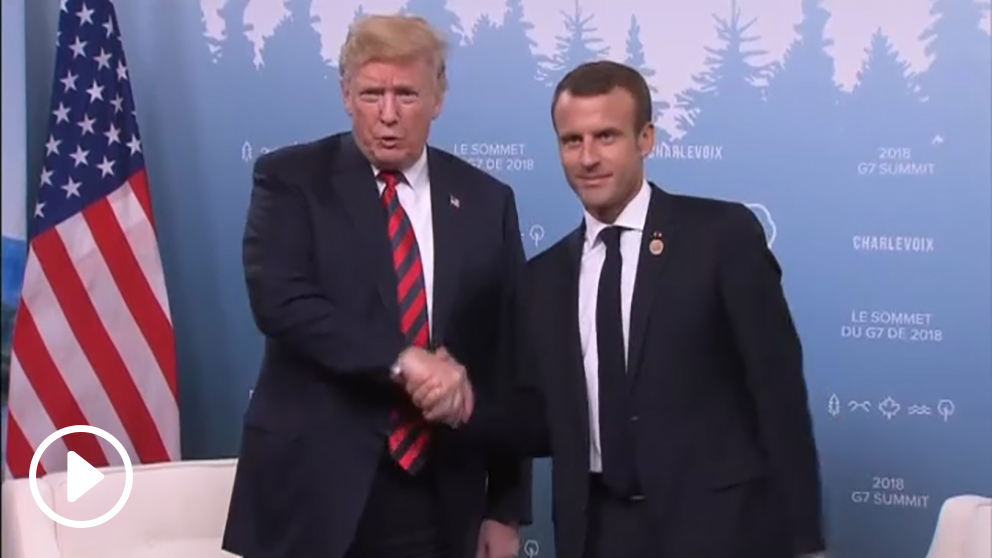 Donald Trump y Macron