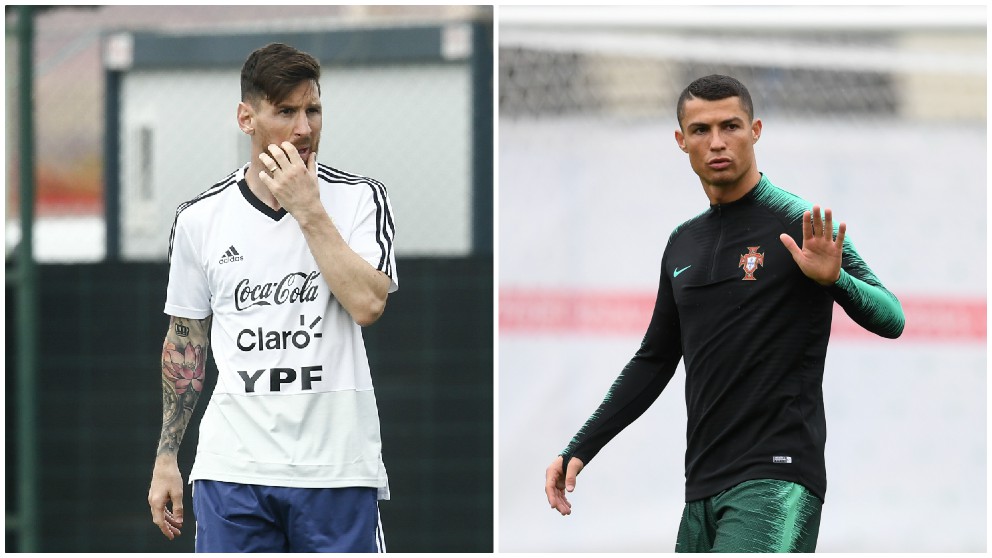Messi y Cristiano serán vecinos en el Mundial. (AFP)