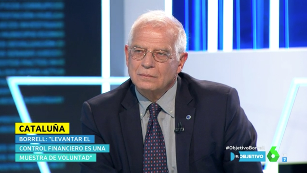 Josep Borrell en ‘El Objetivo’ de laSexta.