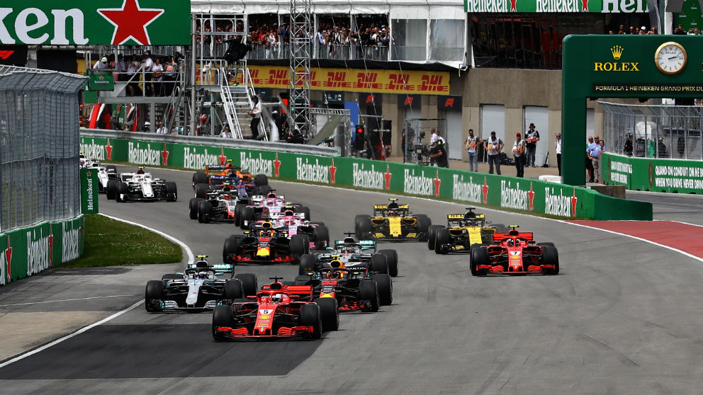 El Gran Premio de Canadá de Fórmula 1 nos ha dado la tercera victoria del año de Sebastian Vettel, que recupera el liderato del mundial en detrimento de un desconocido Lewis Hamilton. (Getty)