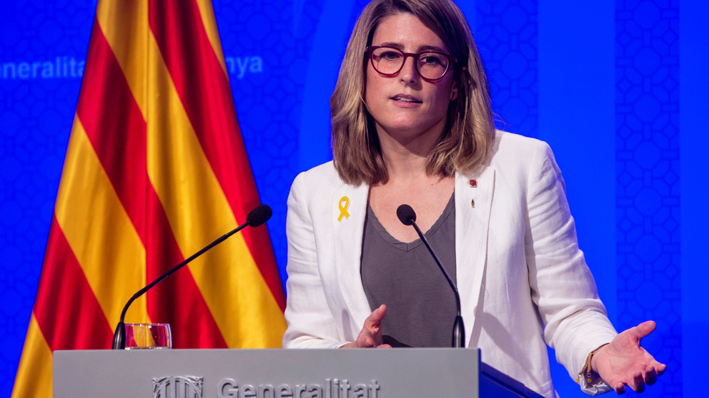 Elsa Artadi, consejera de la Presidencia y portavoz del Gobierno de la Generalitat de Cataluña. (Foto: EFE)