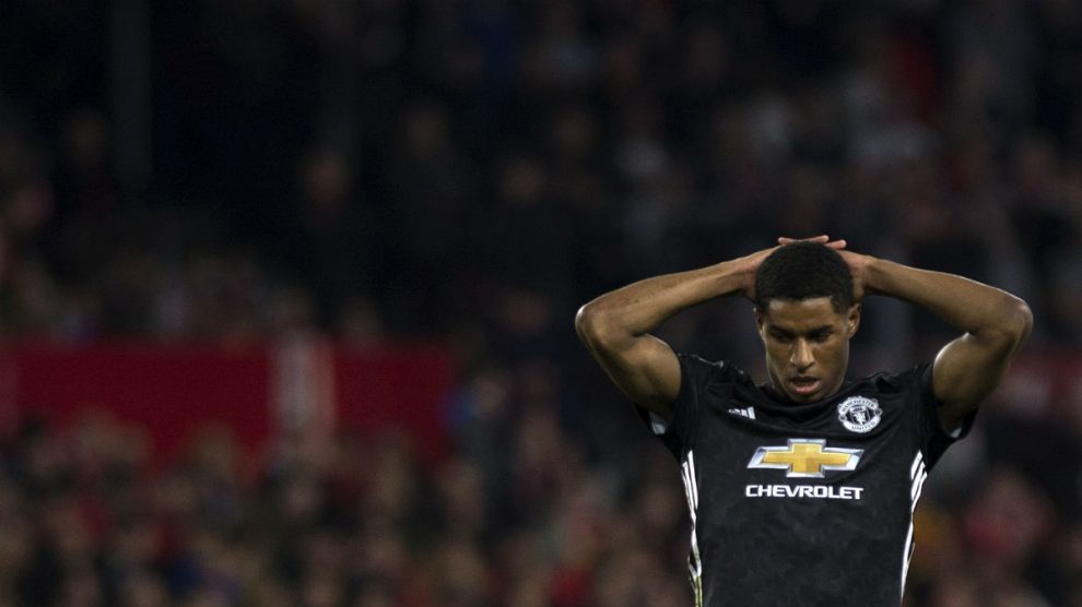 Mourinho renovará a Rashford por miedo al Madrid (AFP)