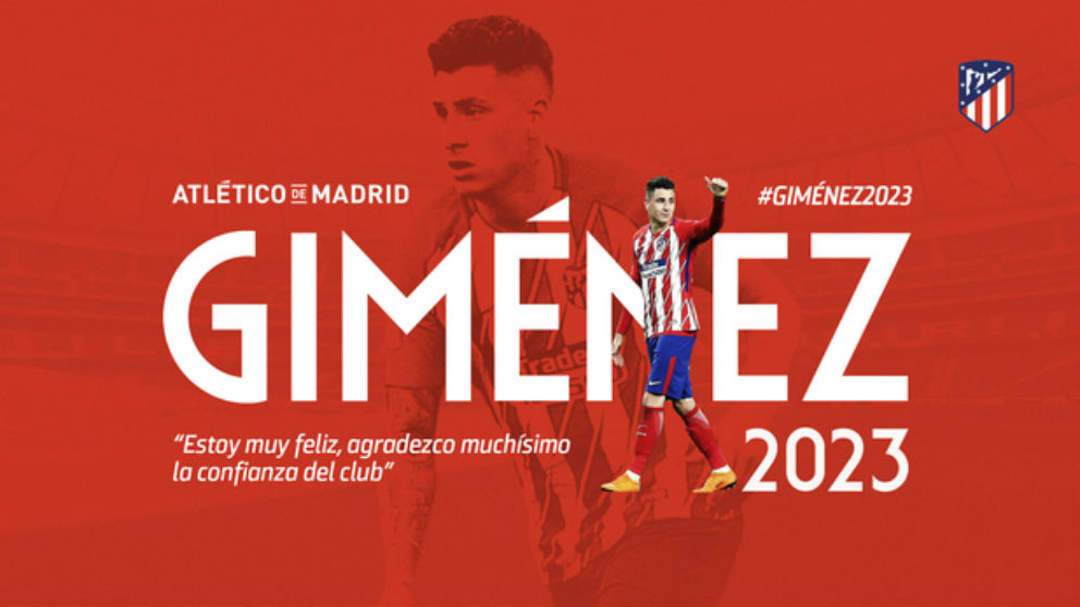 José María Giménez renueva con el Atlético hasta 2023. (atleticodemadrid.com)