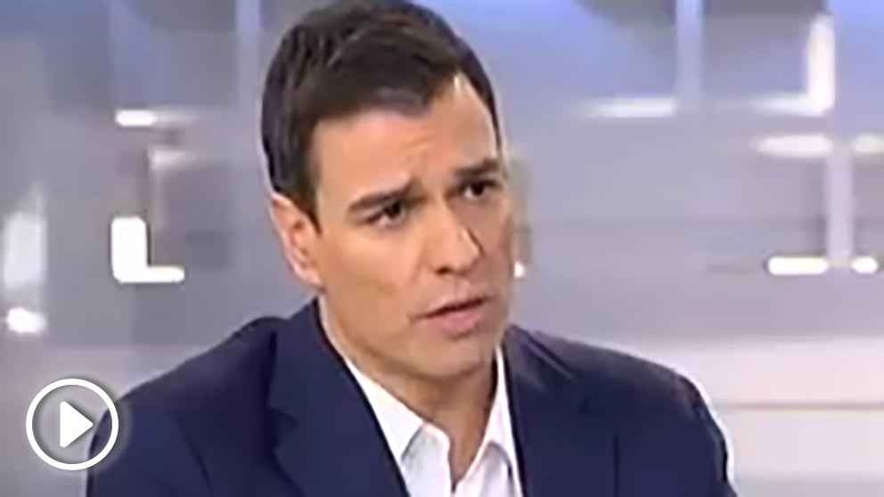 Pedro Sánchez en una entrevista concedida en 2015
