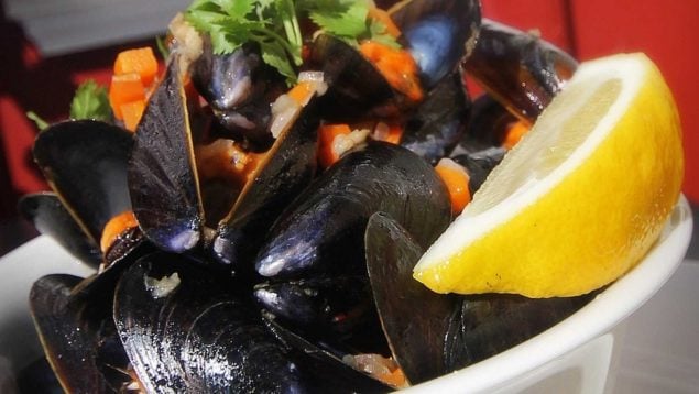 Mejillones receta