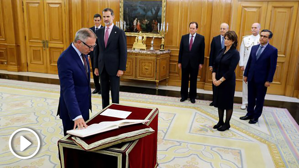 José Guirao promete el cargo como ministro de Cultura y Deporte. (Foto: EFE)