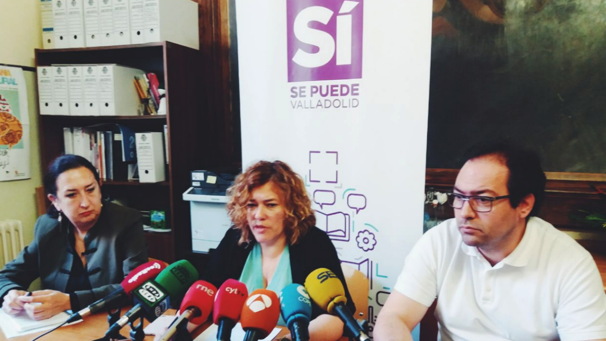 Concejales de Sí Se Puede (Podemos) en Valladolid (RRSS).