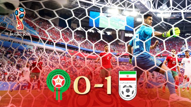Mundial 2018: Irán despierta a Marruecos en el último minuto (0-1)