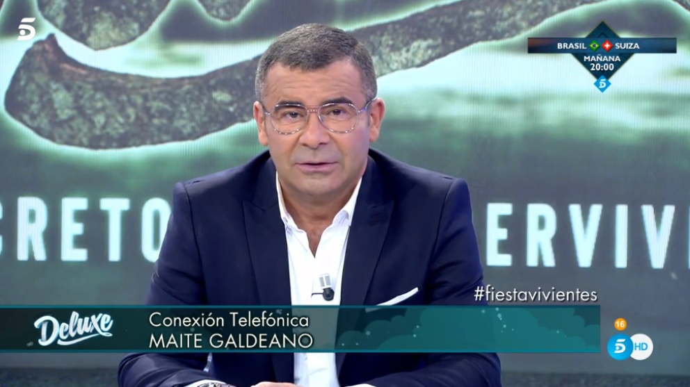 Jorge Javier y Maite en ‘Sálvame Deluxe’