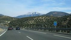Imagen de la A44 donde ha tenido lugar el accidente.