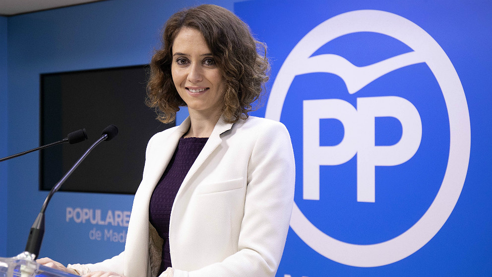 La candidata del PP a la Comunidad de Madrid, Isabel Díaz Ayuso.