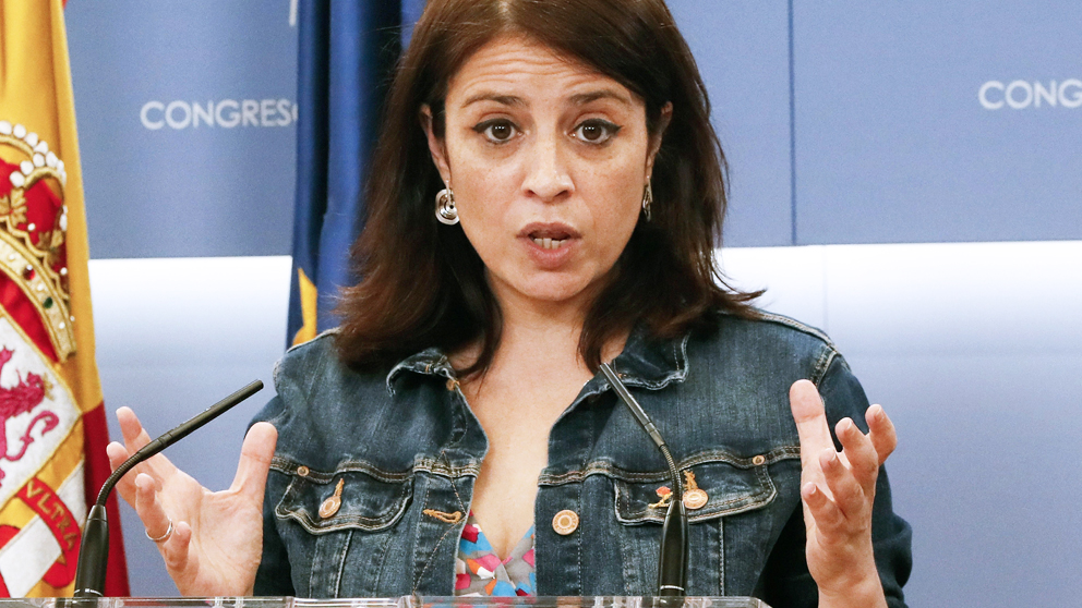 Adriana Lastra, portavoz del Grupo Socialista en el Congreso de los Diputados. (Foto: EFE)