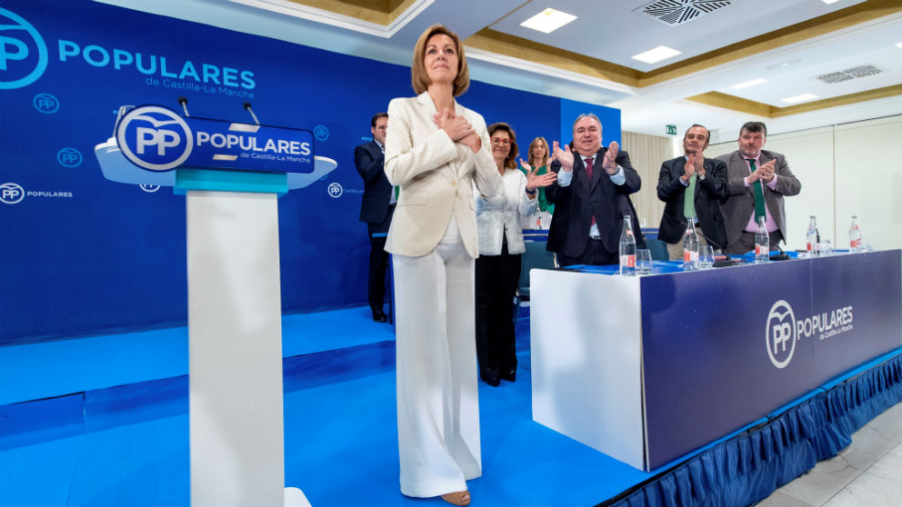 María Dolores de Cospedal anuncia su candidatura para presidir el PP
