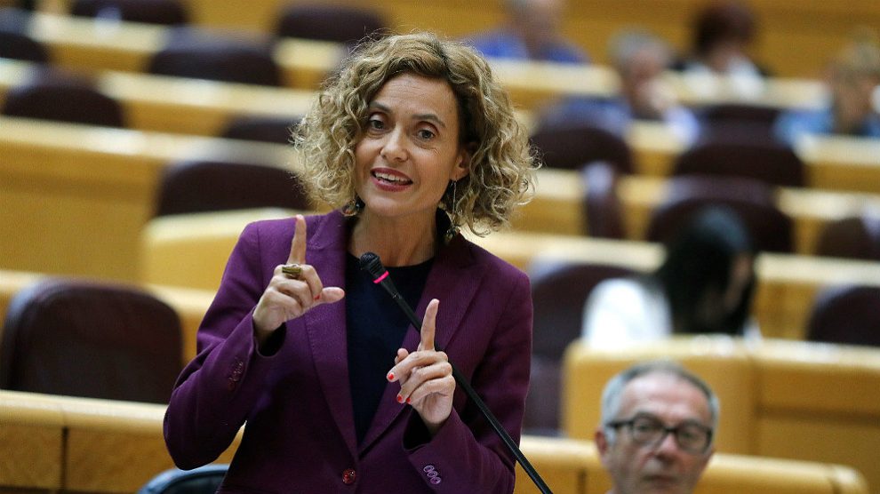 Meritxell Batet, ministra de Administraciones Territoriales en el Senado. (EFE)