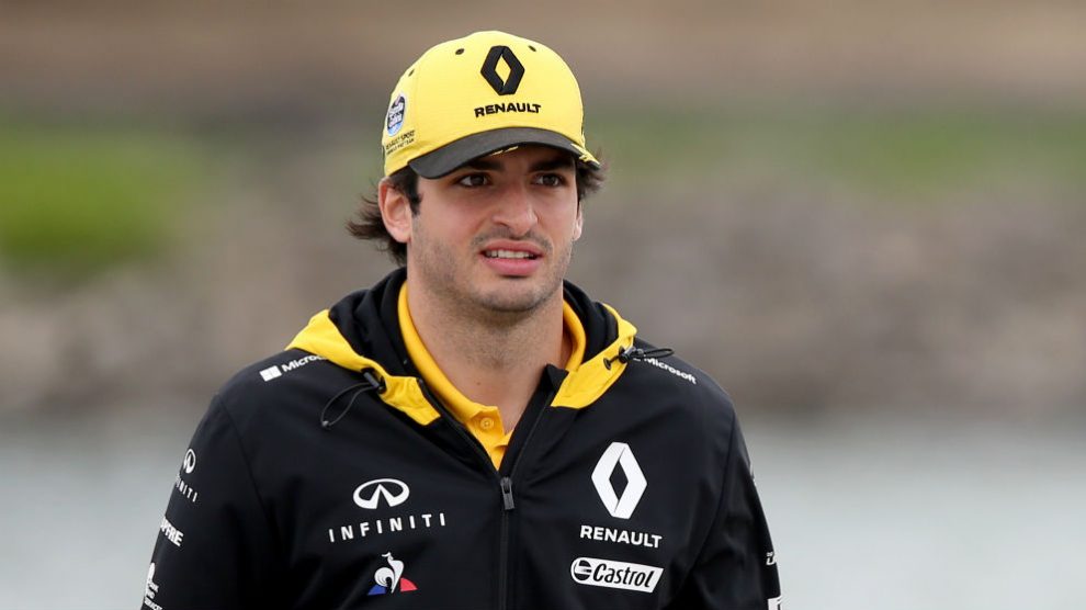 Carlos Sainz se lamentó después de haber realizado una carrera sobresaliente. (Getty)