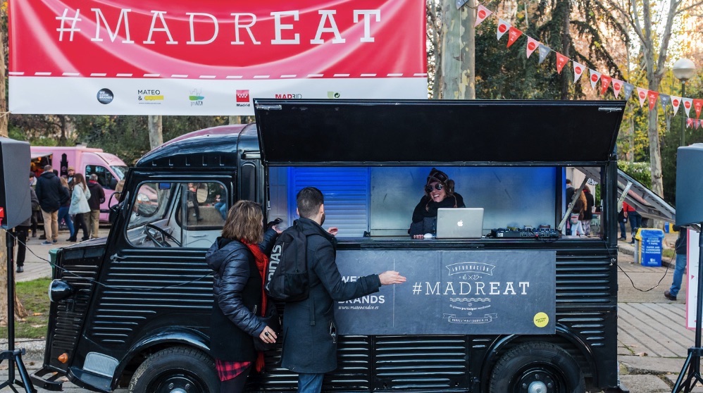 Feria de furgonetas de comida MadrEAT. (Foto. A. Balsera)