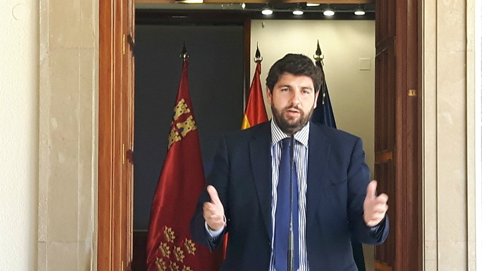 Fernando López Miras, presidente de la Región de Murcia. (EP)