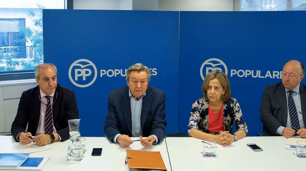 Luis de Grandes en el Comité Organizador del Congreso del PP. (Foto. PP)