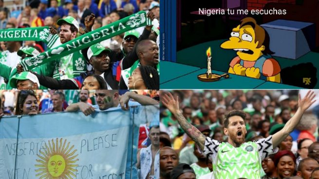 Messi se viste de Nigeria en los memes para celebrar que Argentina sigue viva en el Mundial 2018
