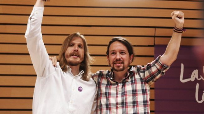 Podemos Pablo Fernández y Pablo Iglesias. (Foto. Podemos)