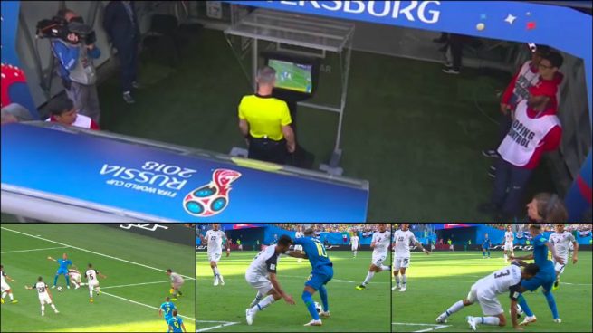 El VAR pilla a Neymar y anula un penalti que el árbitro ya había pitado