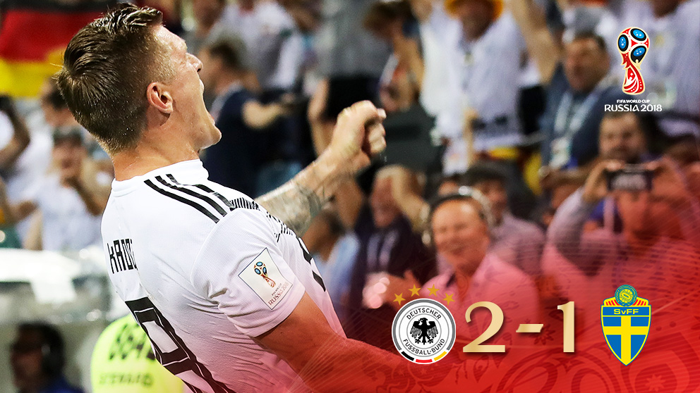 Kroos salvó a Alemania en el último minuto.